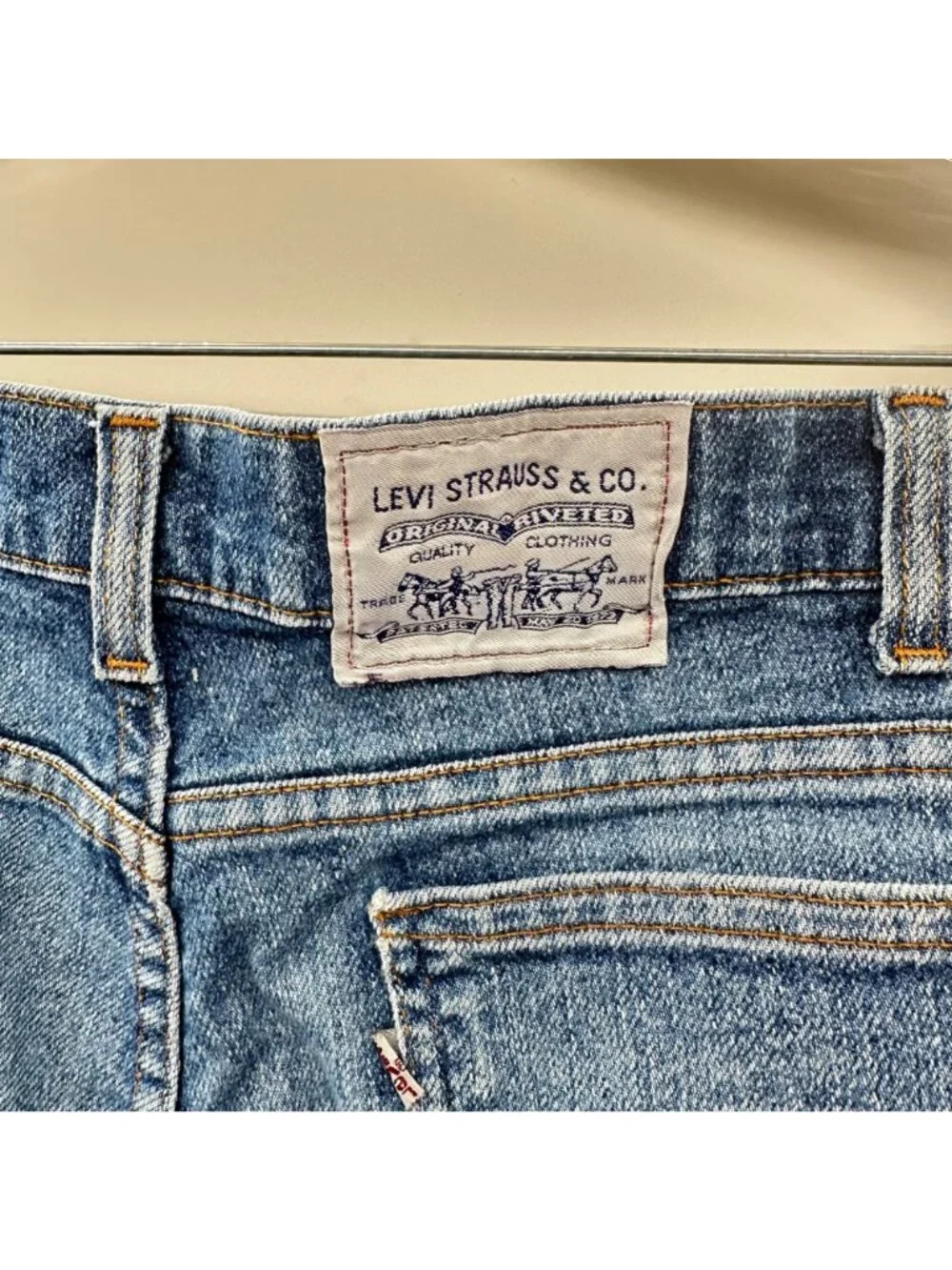 Vintage Levi's Men's Blue Denim Jeans Straight Fit Size 36/29